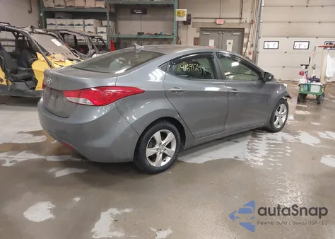 2011 Hyundai Elantra Gls from USA, damaged, VIN 5NPDH4AE0BH055369
